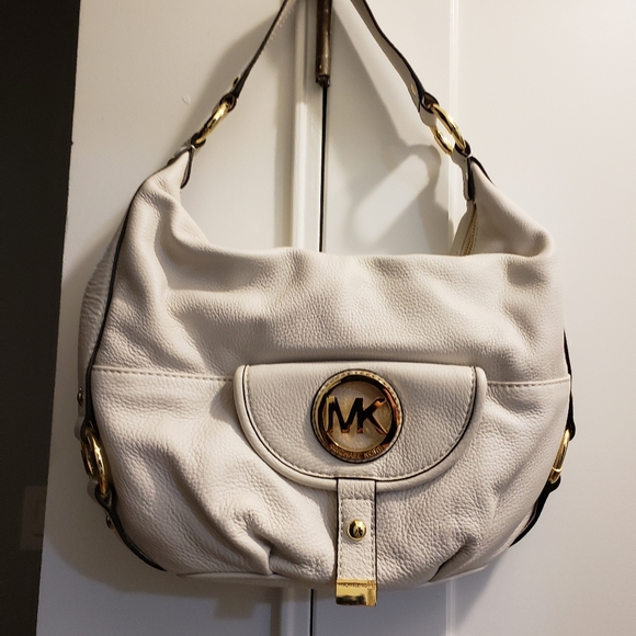 Brand new never worn Michael Kors white leather purse - Picture 1 of 4